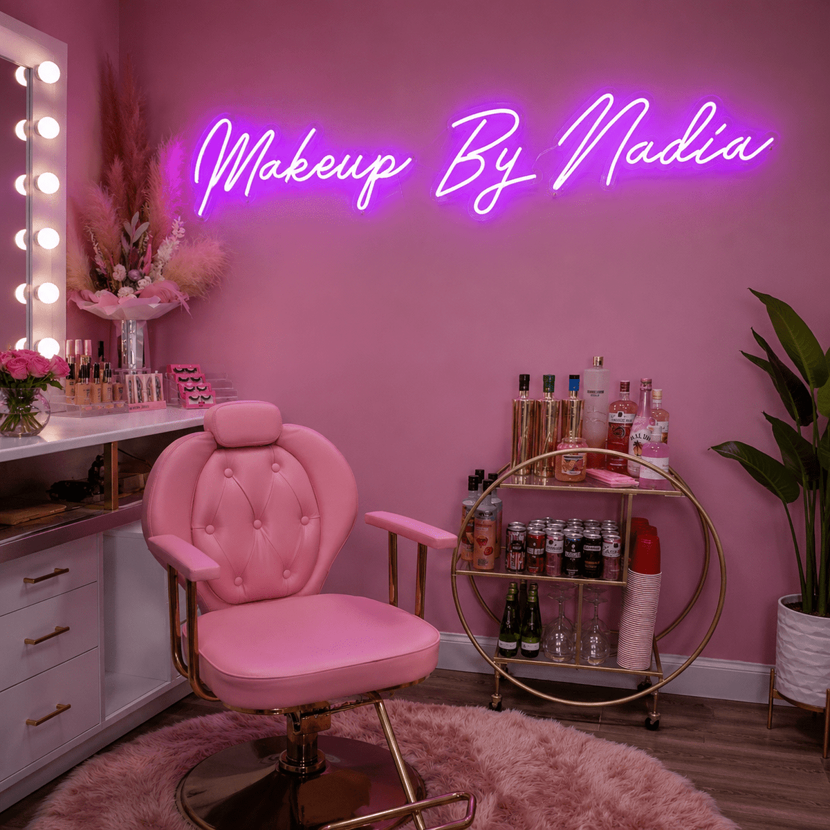 Makeup By Nadia LED Neon Sign Home Wall Art - Shineneon