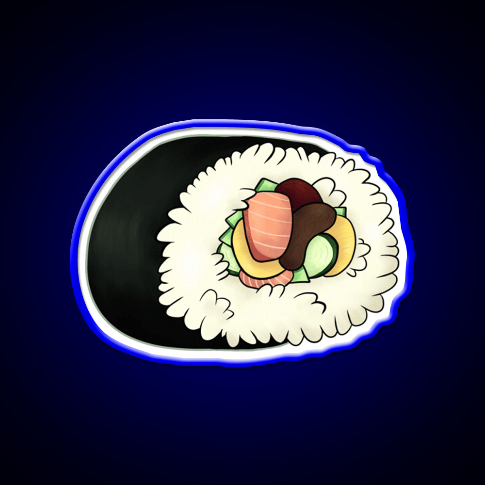 Maki Roll Snack Food Led Neon Sign Rgb Color - Shineneon