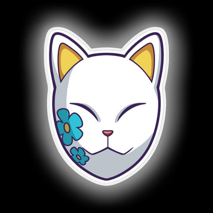 Makomo Kitsune Mask Demon Slayer Kimetsu No Yaiba Neon Sign - LED neon sign view 6