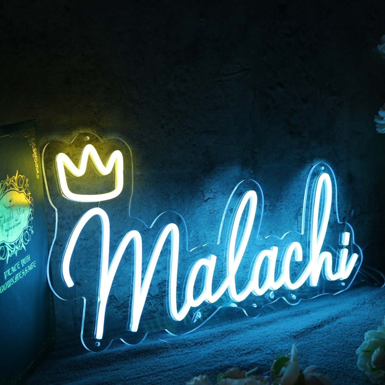 Malachi Blue Led Neon Sign - Shineneon