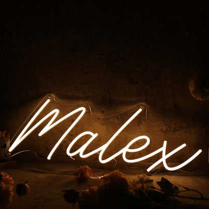 Malex Yellow Led Neon Sign - Shineneon