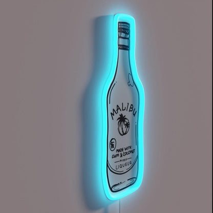 Malibu Rgb Led Neon Sign - LED neon sign close-up detail
