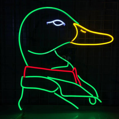 Mallard Duck Gentleman Neon Light | Shineneon