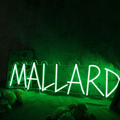 Mallarf Green Led Neon Sign - Shineneon