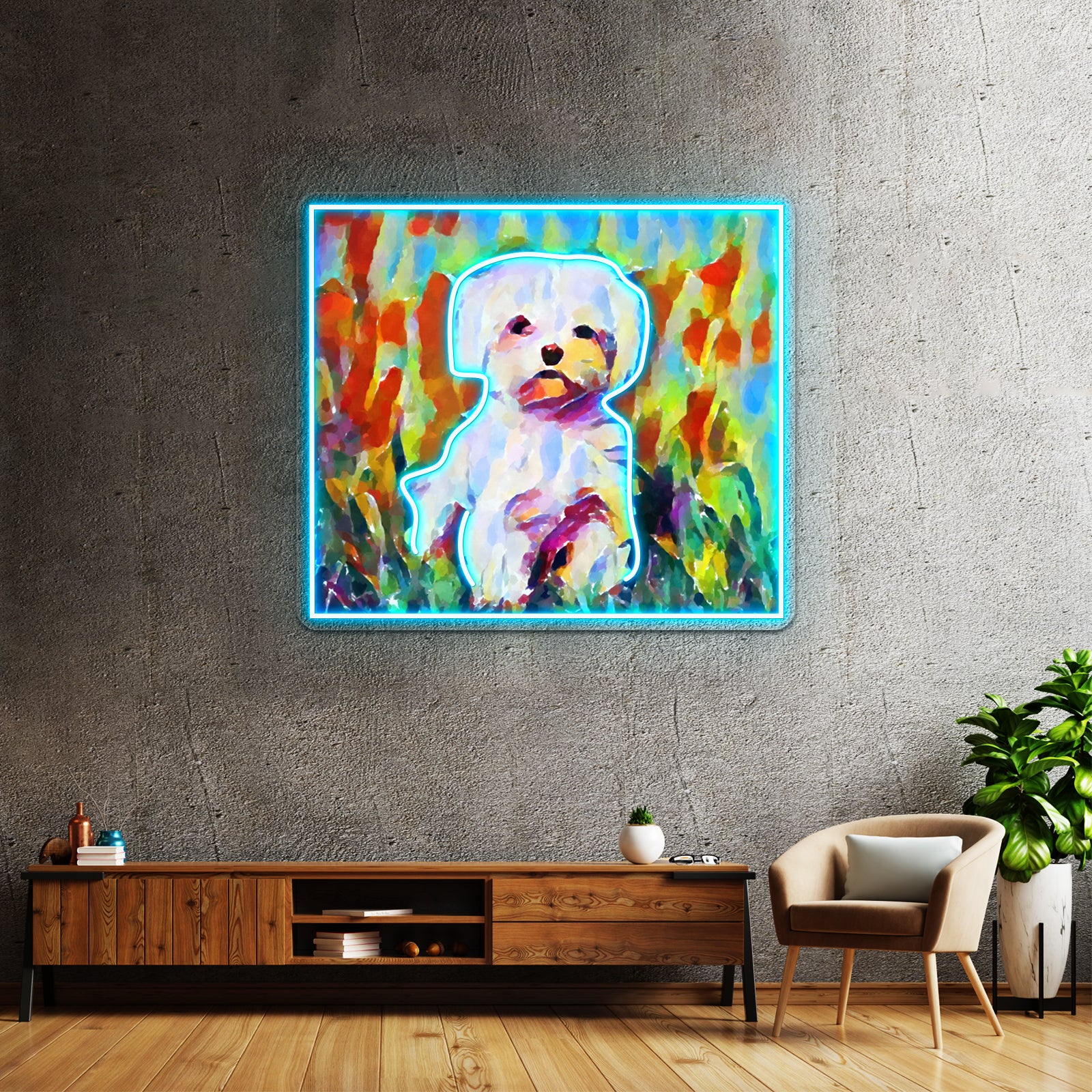 Maltese Wall Artwork Neon Signs | Shineneon