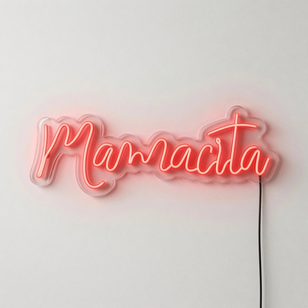 Mamacita LED Neon Sign - 04 Size Image