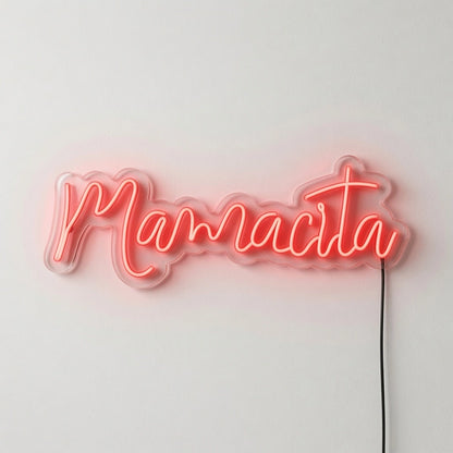 Mamacita LED Neon Sign - 04 Size Image