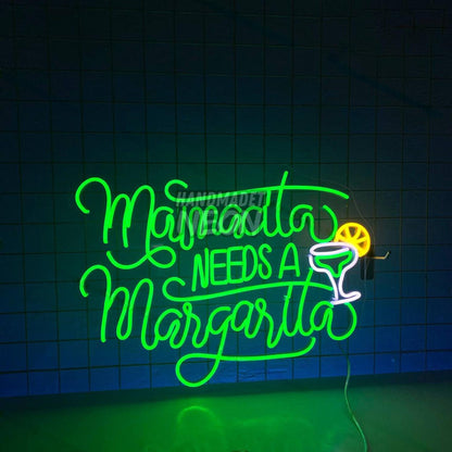 Mamacita Needs A Margarita Led Neon Sign Led Decor | Shineneon
