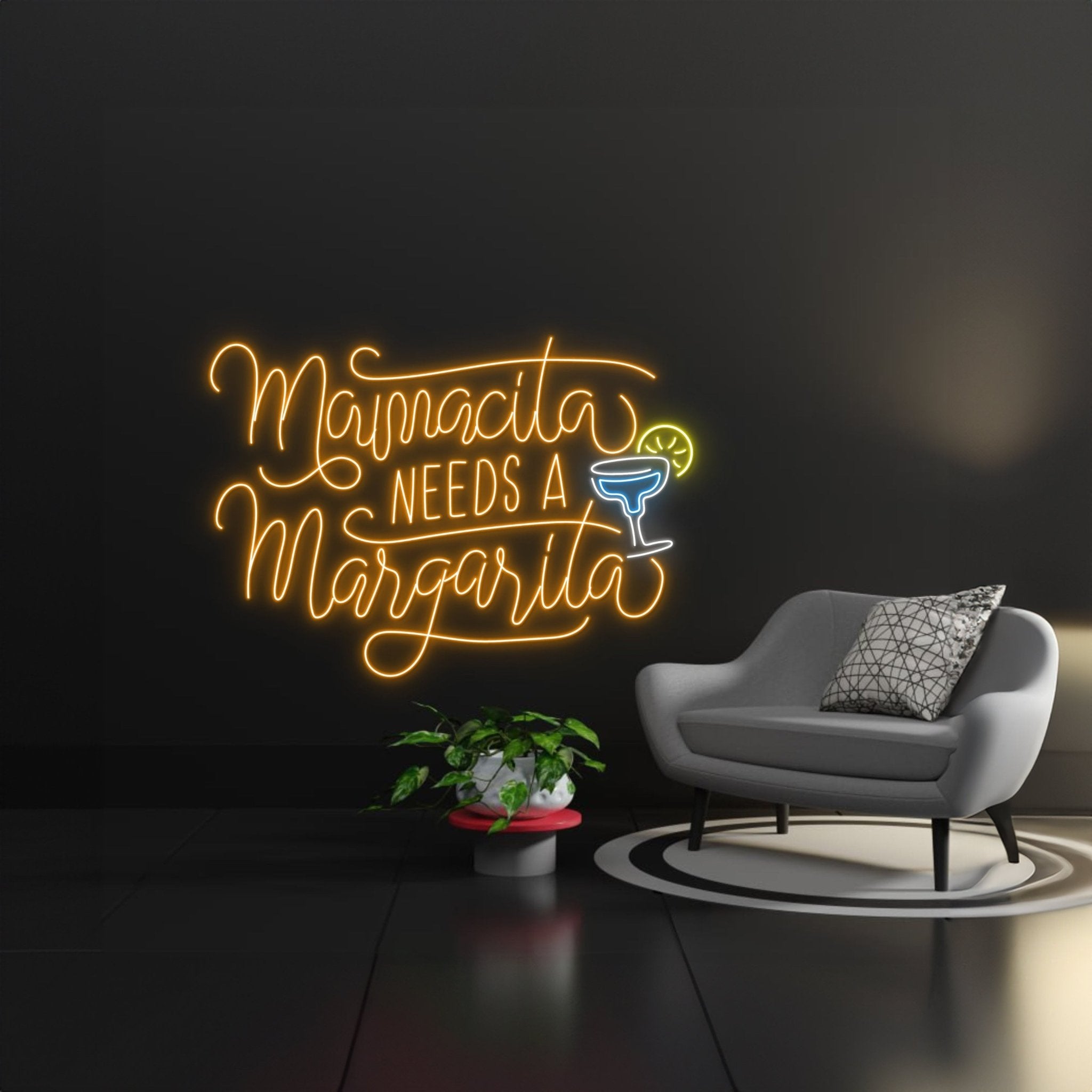 Mamacita Needs A Margarita Led Sign - Shineneon