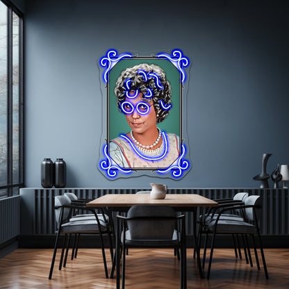 Mamas Family Artwork Led Neon