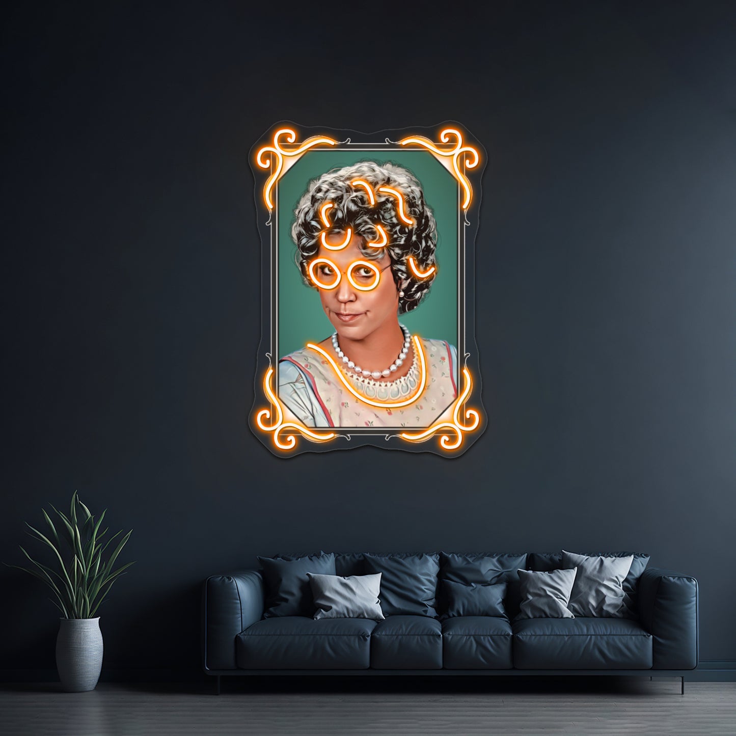 Mamas Family Artwork Led Neon