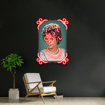 Mamas Family Artwork Led Neon