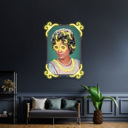 Mamas Family Artwork Led Neon