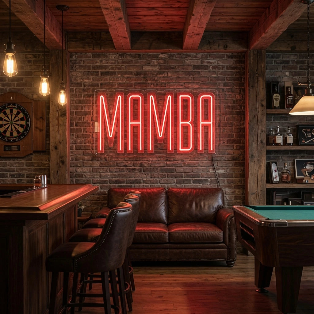 Mamba LED Neon Sign - 03 Real Lifestyle Scene