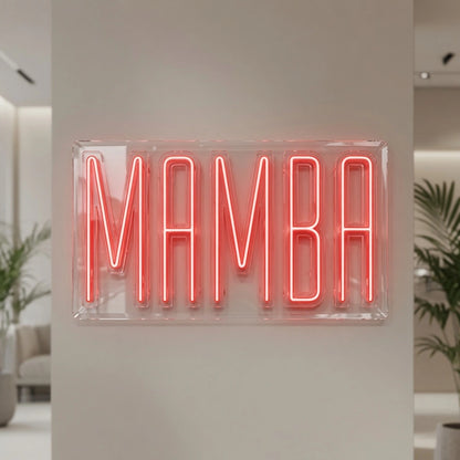 Mamba LED Neon Sign - 04 Size Image