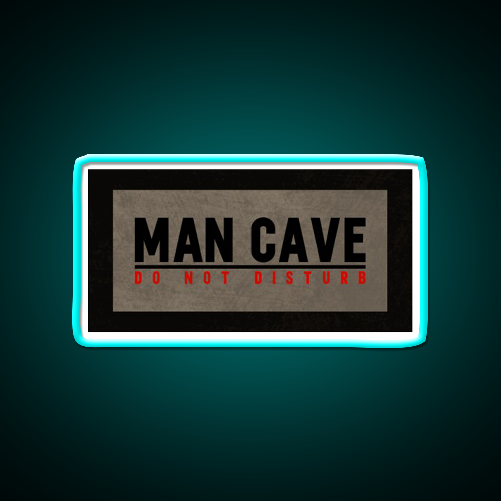 Man Cave Do Not Disturb Funny Dorm Room Man Cave Bar Led Neon Sign Rgb Color