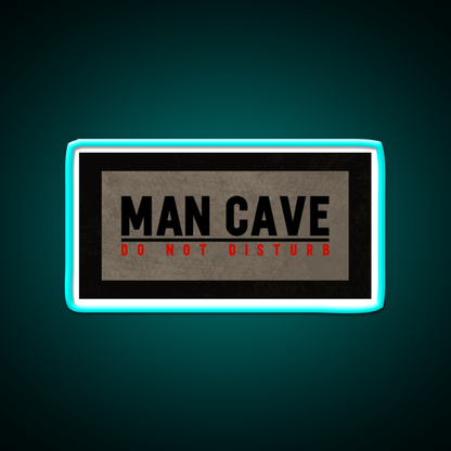 Man Cave Do Not Disturb Funny Dorm Room Man Cave Bar Led Neon Sign Rgb Color