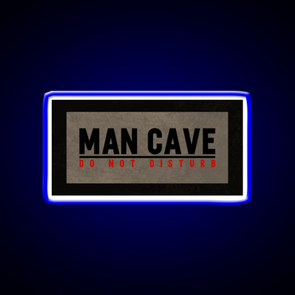 Man Cave Do Not Disturb Funny Dorm Room Man Cave Bar Led Neon Sign Rgb Color