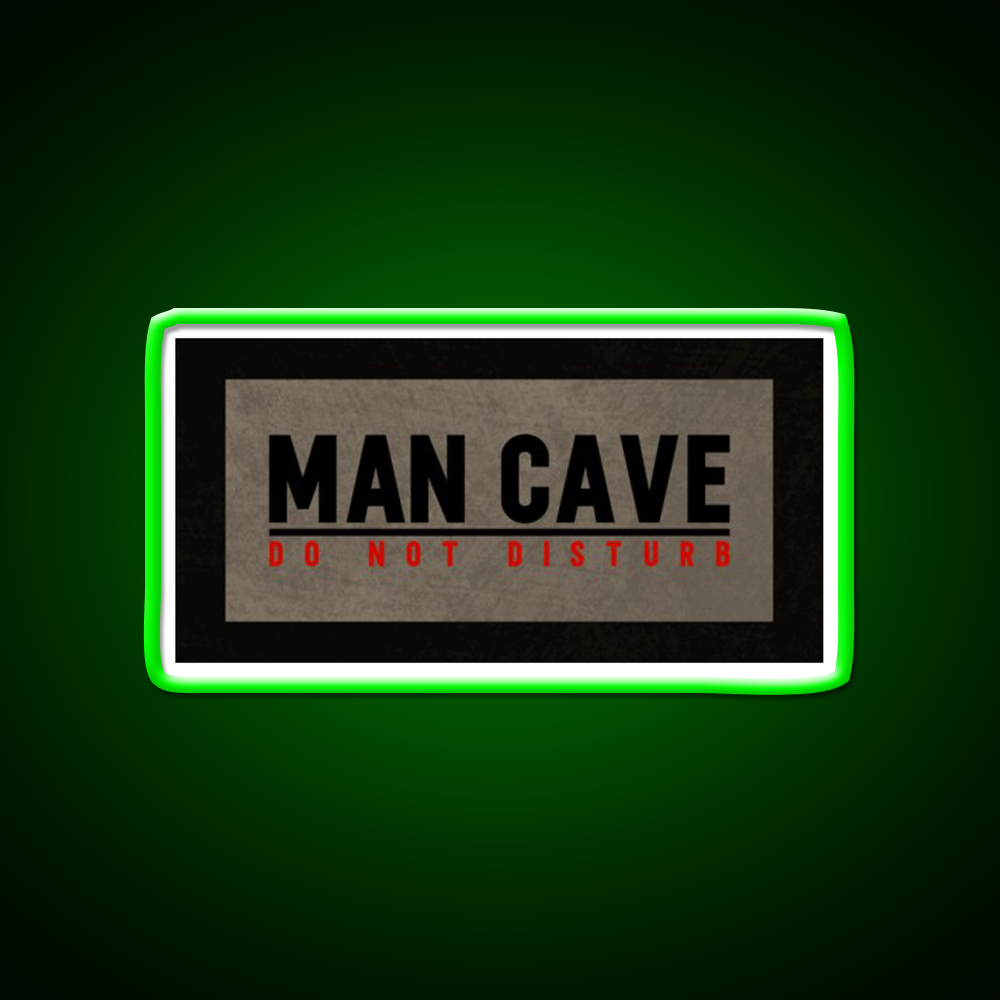 Man Cave Do Not Disturb Funny Dorm Room Man Cave Bar Led Neon Sign Rgb Color