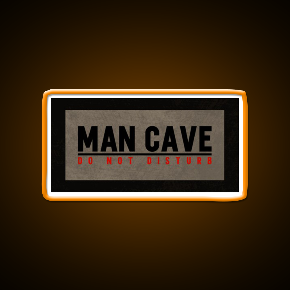 Man Cave Do Not Disturb Funny Dorm Room Man Cave Bar Led Neon Sign Rgb Color