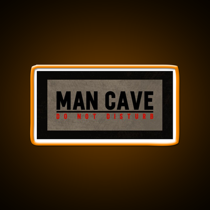 Man Cave Do Not Disturb Funny Dorm Room Man Cave Bar Led Neon Sign Rgb Color
