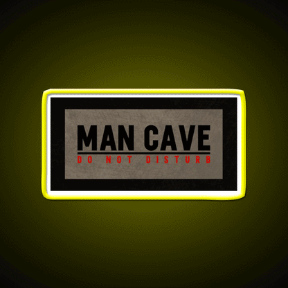 Man Cave Do Not Disturb Funny Dorm Room Man Cave Bar Led Neon Sign Rgb Color