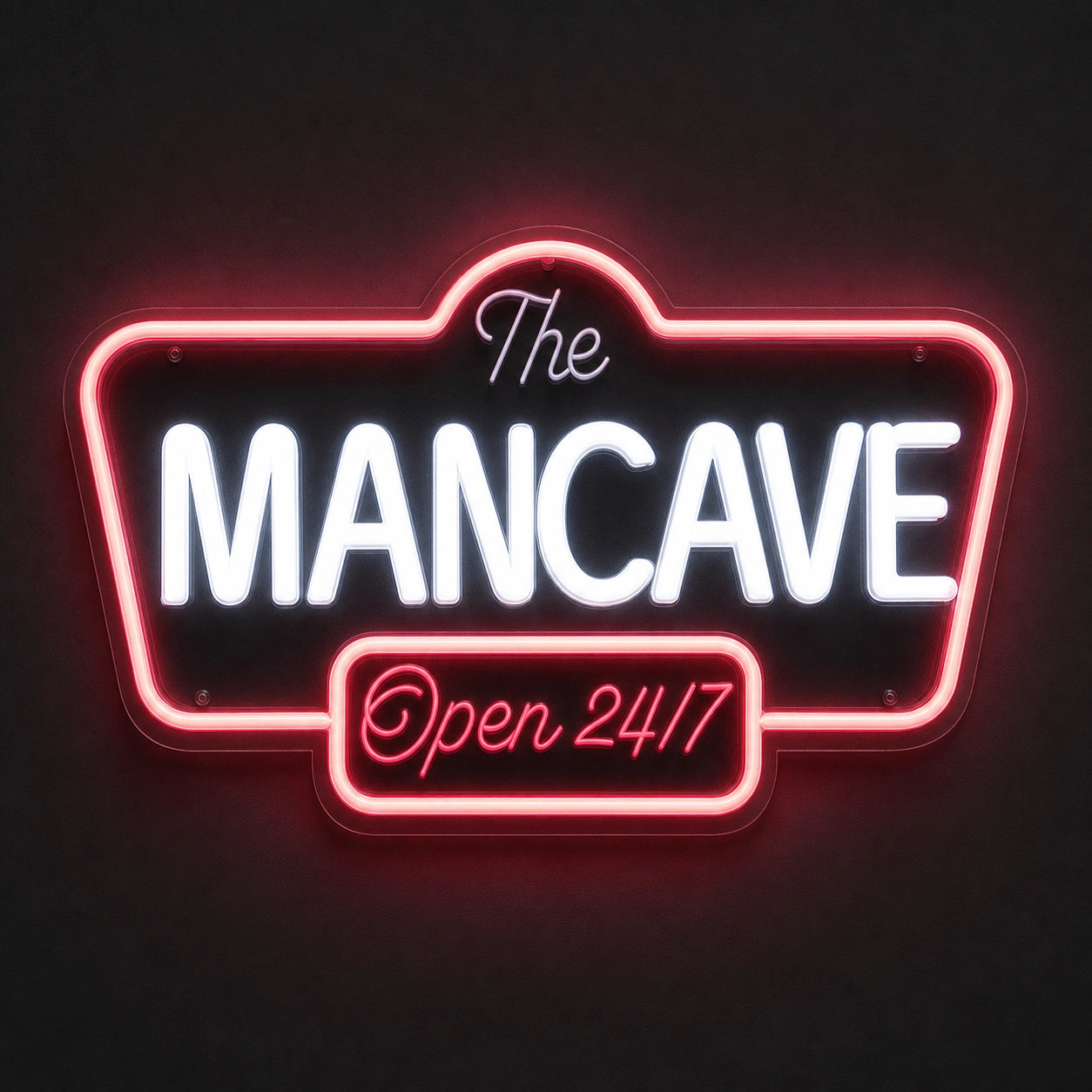 Man Cave Open 24 7 LED Neon Sign main product image