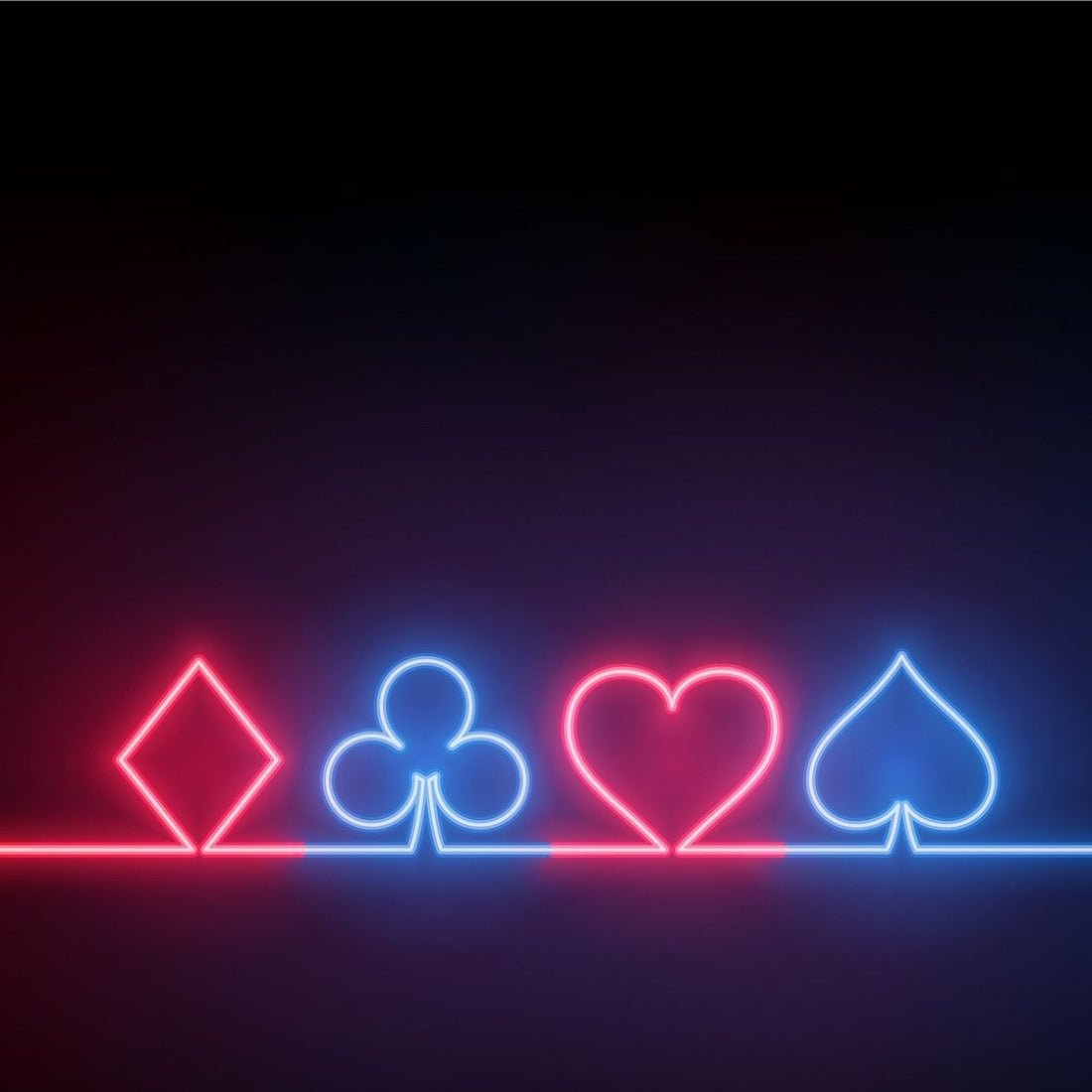 Man Cave Playing Cards Led Sign Business Neon Sign - Shineneon