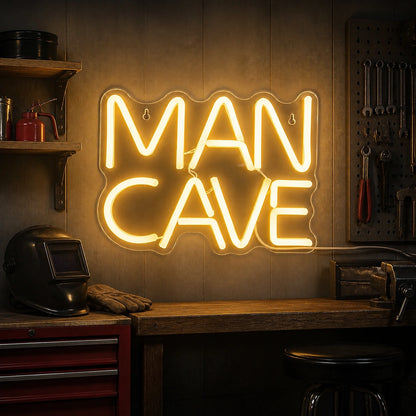 Man Cave Vintage LED Neon Sign high-converting product image