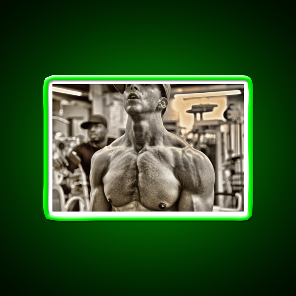 Man Of Ssignl Gym Fitness Led Neon Sign Rgb Color - LED neon sign view 8