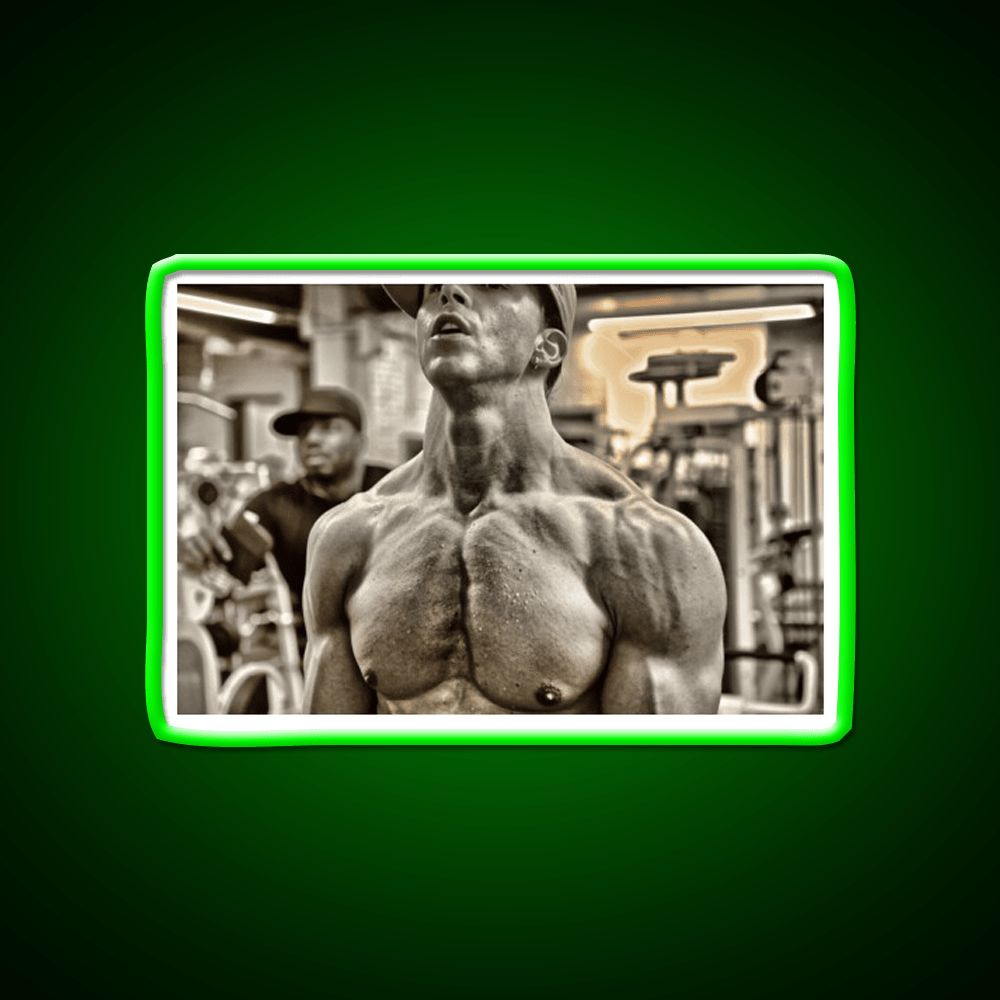 Man Of Ssignl Gym Fitness Led Neon Sign Rgb Color - Shineneon