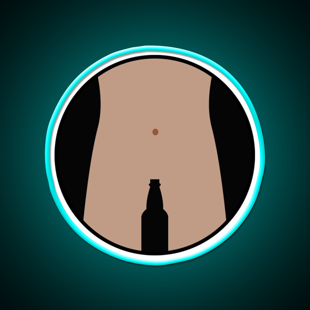 Man Restroom Bathroom Joke Man Cave Bar Led Neon Sign