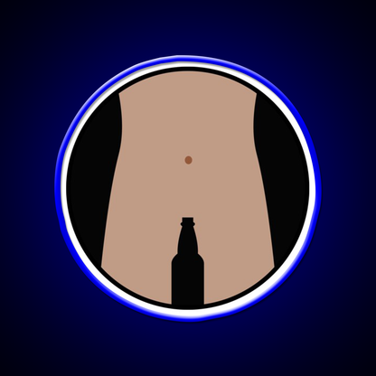 Man Restroom Bathroom Joke Man Cave Bar Led Neon Sign