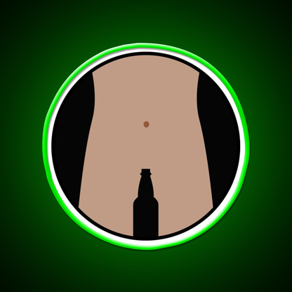 Man Restroom Bathroom Joke Man Cave Bar Led Neon Sign