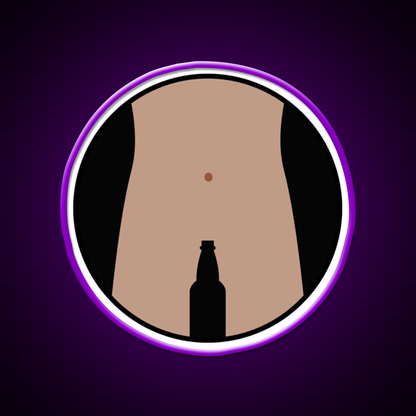 Man Restroom Bathroom Joke Man Cave Bar Led Neon Sign