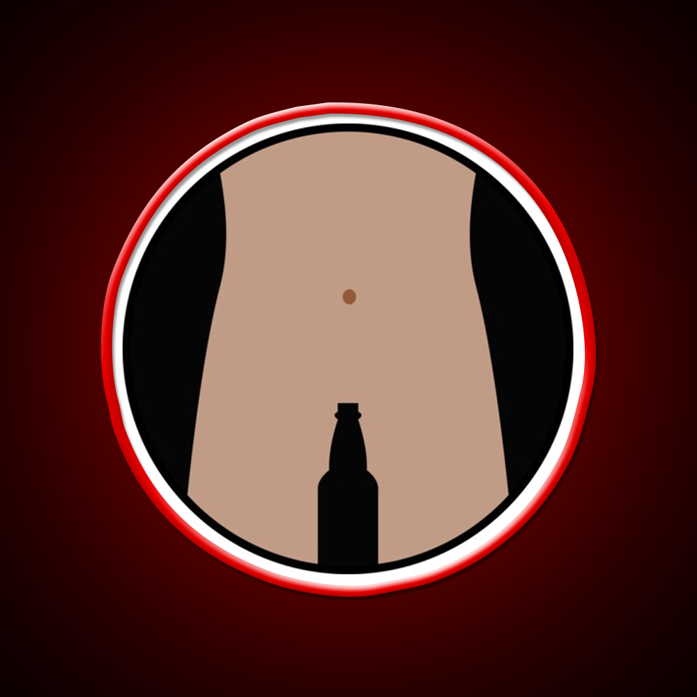 Man Restroom Bathroom Joke Man Cave Bar Led Neon Sign