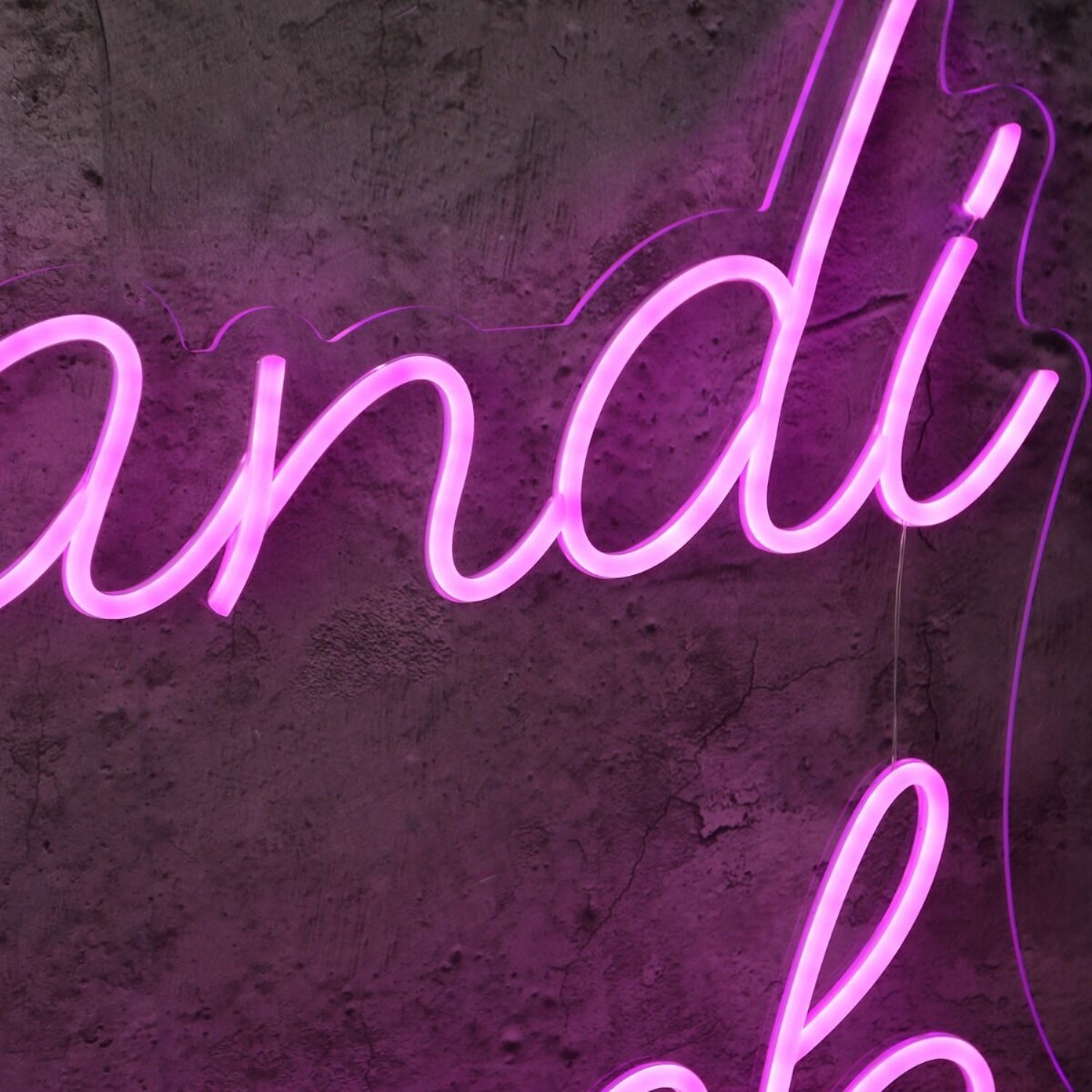 Mandi Snack Purple Led Neon Sign - Shineneon