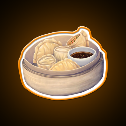 Mandu Led Neon Sign Chinese Food Rgb Color