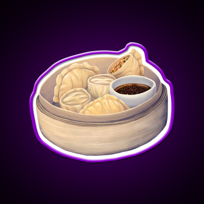 Mandu Led Neon Sign Chinese Food Rgb Color