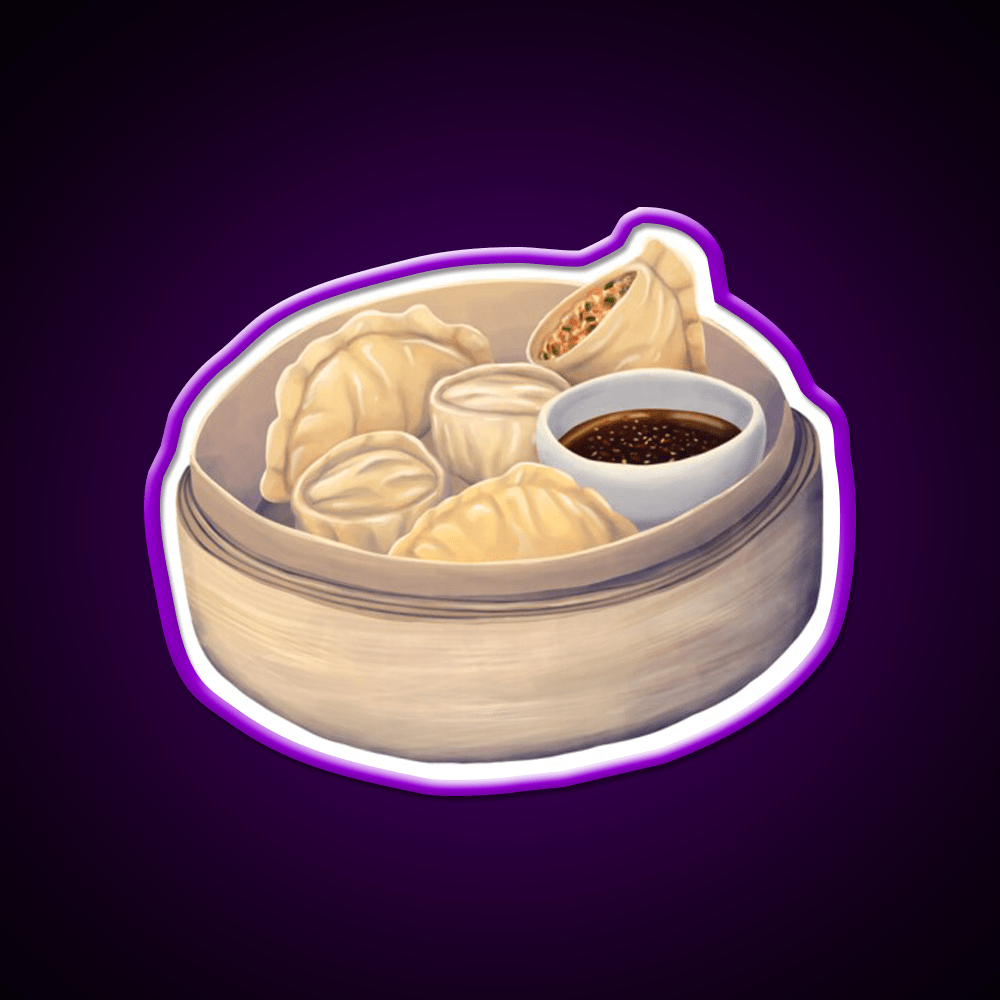 Mandu Led Neon Sign Chinese Food Rgb Color - Shineneon
