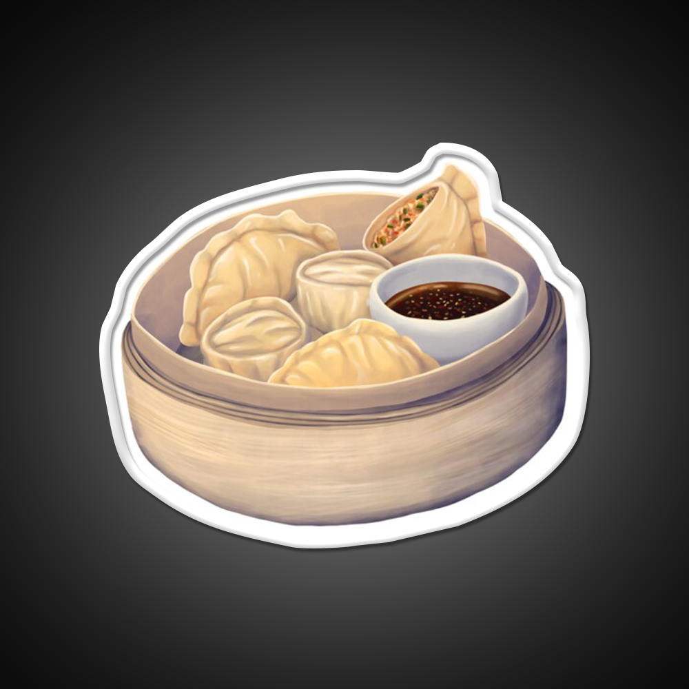 Mandu Led Neon Sign Chinese Food Rgb Color