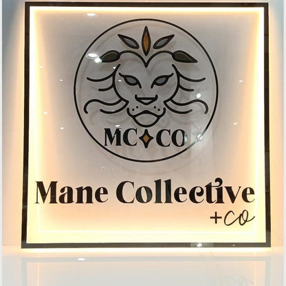 Mane Collective Acrylic Business Logo Sign - Shineneon