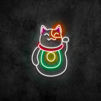 Maneki Neko Led Neon Sign | Shineneon