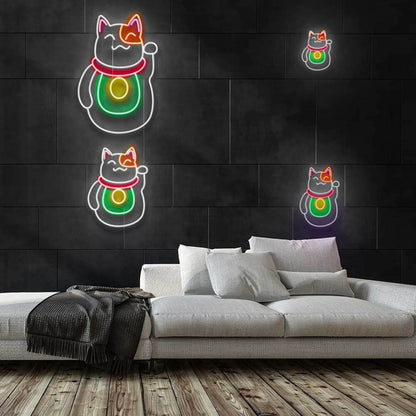 Maneki Neko Led Neon Sign | Shineneon
