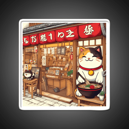 Manekineko At Ramen Shop Snack Food Led Neon Sign Rgb Color - Shineneon