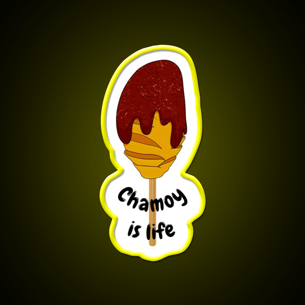 Mango Chamoy On A Stick Snack Food Led Neon Sign Rgb Color - Shineneon