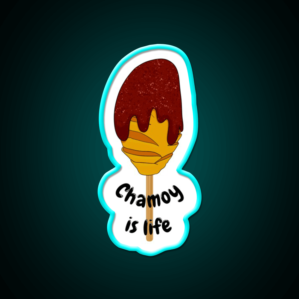 Mango Chamoy On A Stick Snack Food Led Neon Sign Rgb Color - Shineneon