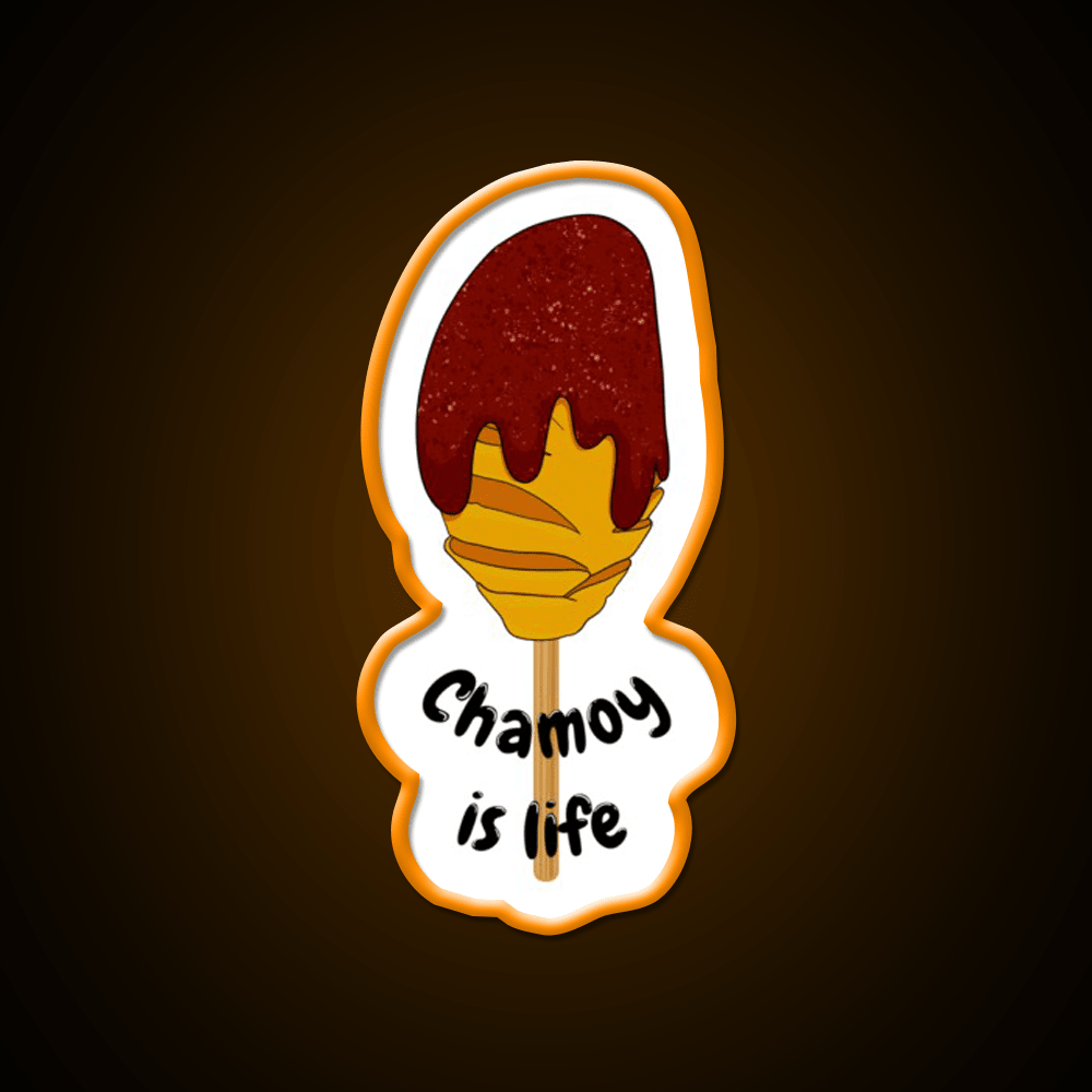 Mango Chamoy On A Stick Snack Food Led Neon Sign Rgb Color - Shineneon
