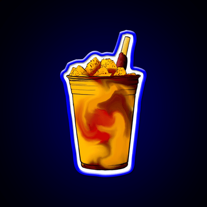 Mangonada Chamoyada Mexican Snack Drawing Snack Food Led Neon Sign Rgb Color - Shineneon