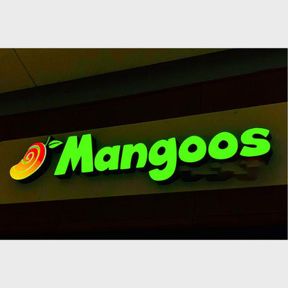 Mangoos 3D Frontlit Channel Letters Led Light Sign